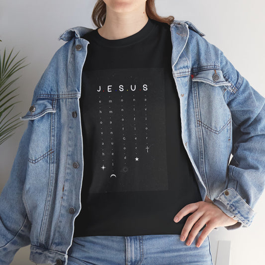 Jesus Vision Unisex Heavy Cotton Tee | Faith-Based Apparel, Christian Gift, Inspirational Shirt, Casual Outfit, Everyday Wear