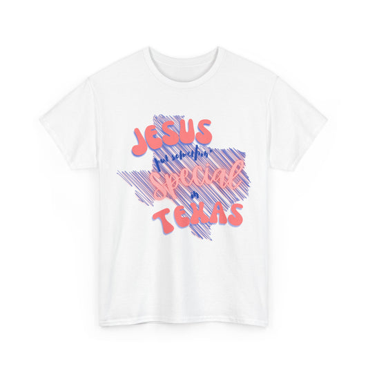 Jesus Put Somethin' Special in Texas Graphic Tee, Faith T-Shirt, Christian Gift, Cute Casual Wear, Texas Pride Apparel