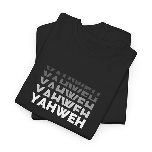 Yahweh Unisex Heavy Cotton Tee, Faith Shirt, Church Wear, Inspirational Gift, Casual Everyday Tee, Spiritual Apparel