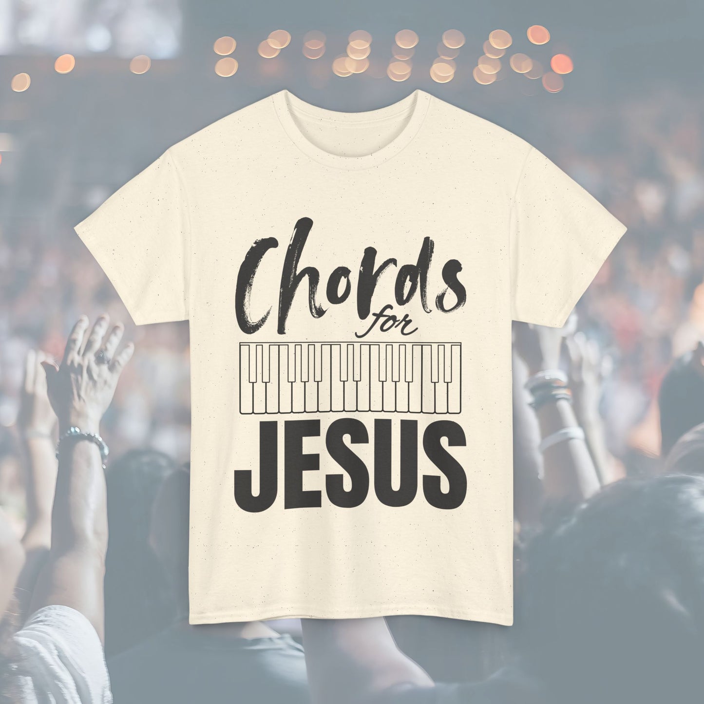 Chords for Jesus Unisex Tee | Perfect for Musicians, Youth Groups, Church Events, Christian Gifts, and Casual Wear