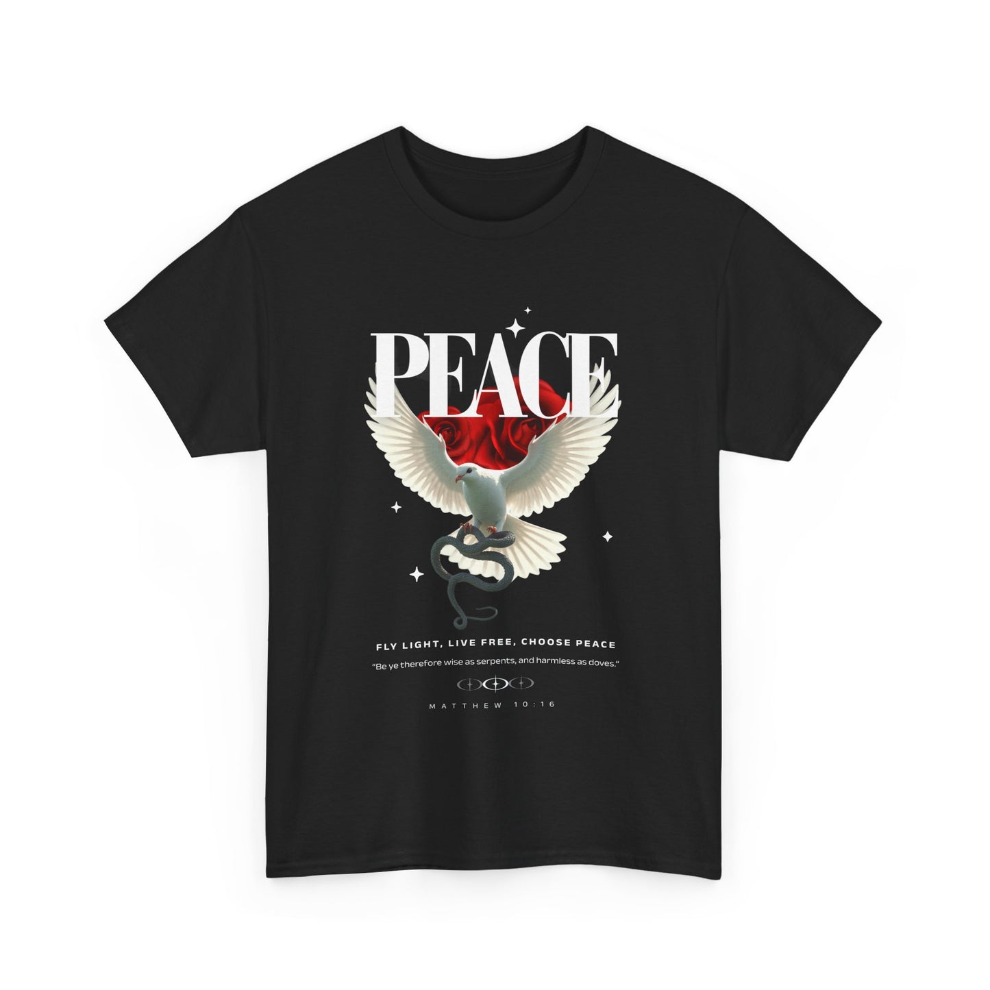 Peace Matthew 10:16 | "Be ye therefore wise as serpents, and harmless as doves."
