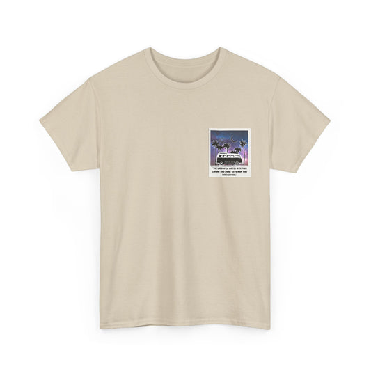 Retro Van Graphic Psalm 121:8 Tee, Vintage Style T-Shirt, Unisex Cotton Top, 80s Aesthetic Shirt, Casual Wear for Summer