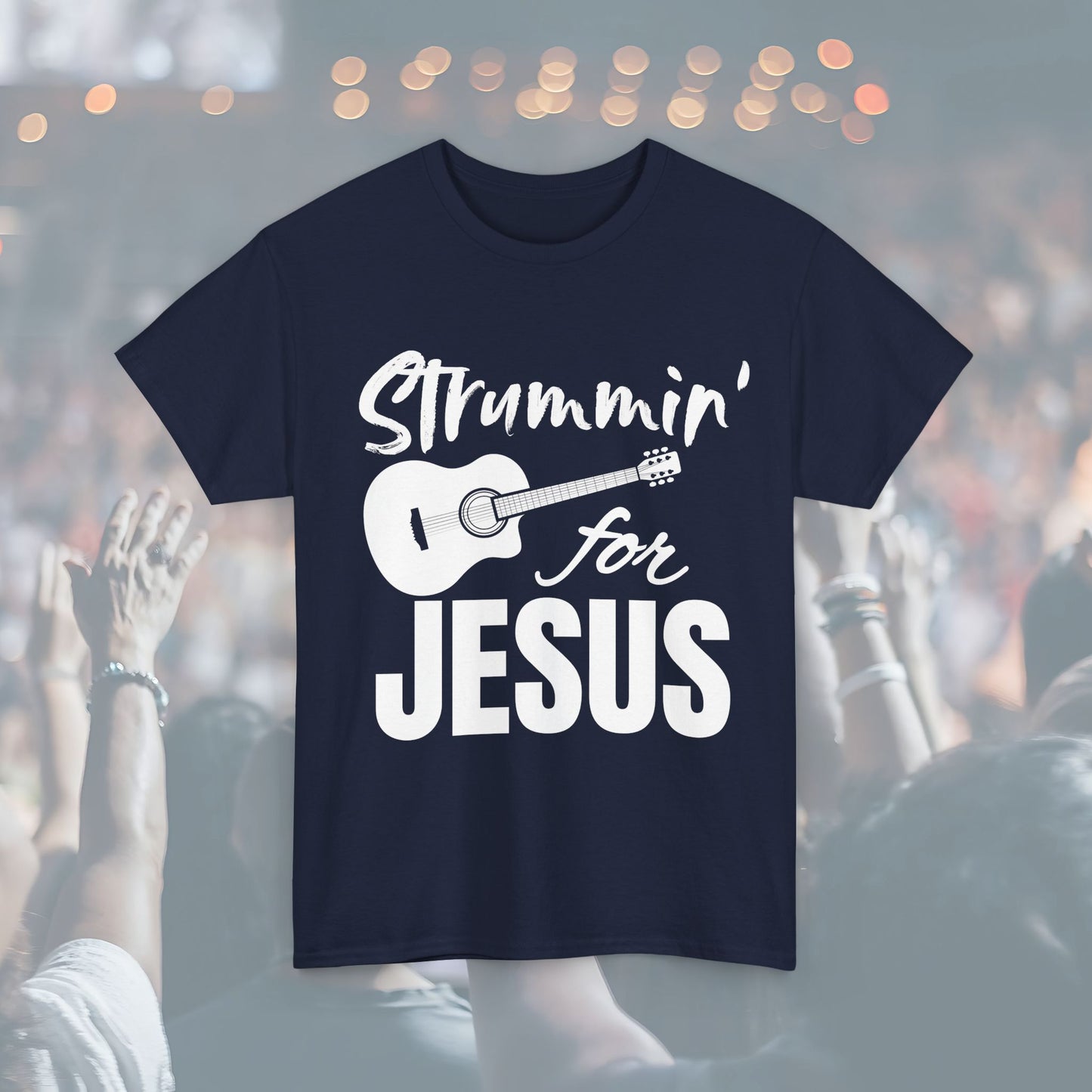 Strummin' for Jesus Unisex Tee | Perfect for Musicians, Youth Groups, Church Events, Christian Gifts, and Casual Wear