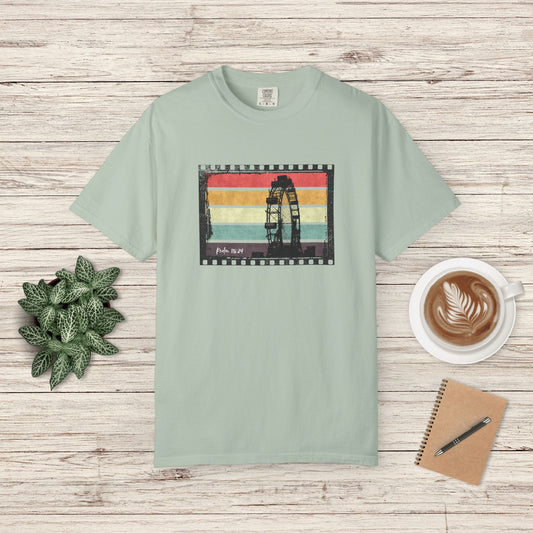 Ferris Wheel Psalm 118:24 Comfort Colors T-Shirt - Vintage Style Tee, Unisex Summer Shirt, l, Festival Wear, Eco-Friendly Fashion