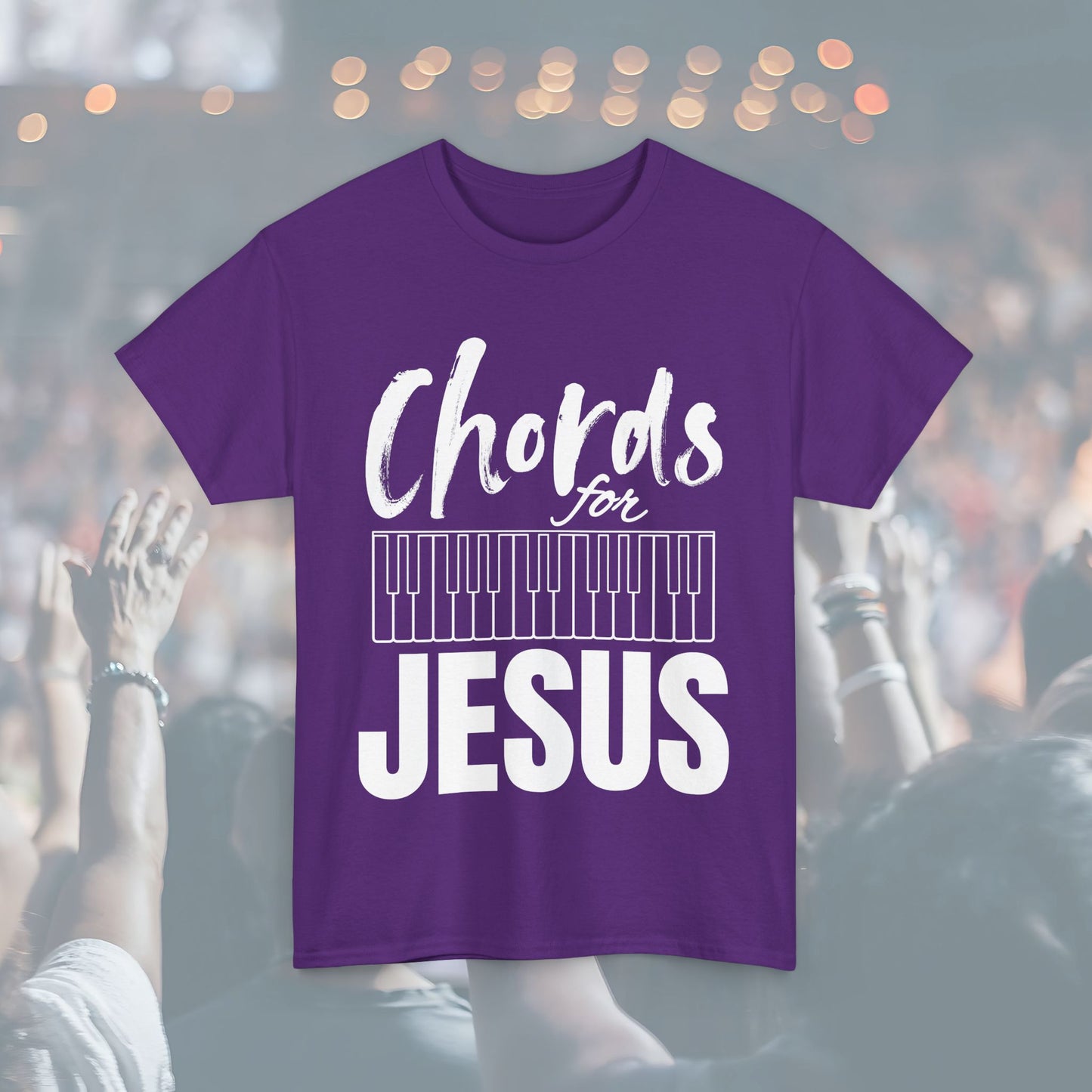 Chords for Jesus Unisex Tee | Perfect for Musicians, Youth Groups, Church Events, Christian Gifts, and Casual Wear