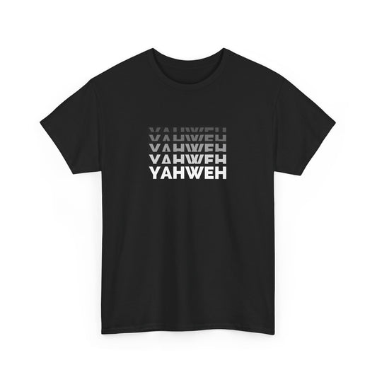 Yahweh Unisex Heavy Cotton Tee, Faith Shirt, Church Wear, Inspirational Gift, Casual Everyday Tee, Spiritual Apparel