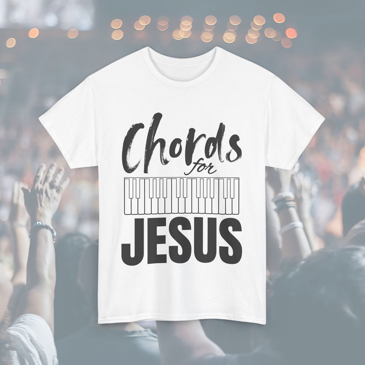 Chords for Jesus Unisex Tee | Perfect for Musicians, Youth Groups, Church Events, Christian Gifts, and Casual Wear