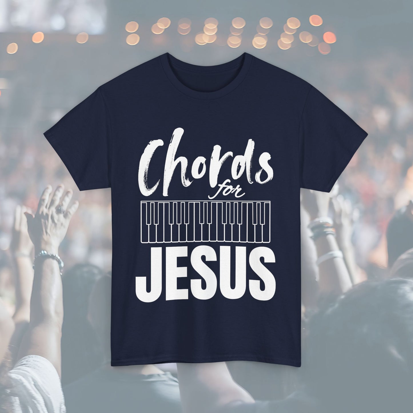 Chords for Jesus Unisex Tee | Perfect for Musicians, Youth Groups, Church Events, Christian Gifts, and Casual Wear