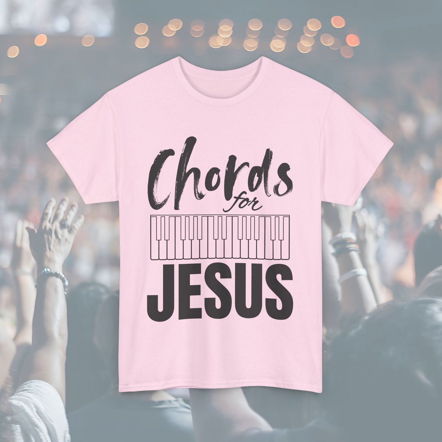 Chords for Jesus Unisex Tee | Perfect for Musicians, Youth Groups, Church Events, Christian Gifts, and Casual Wear