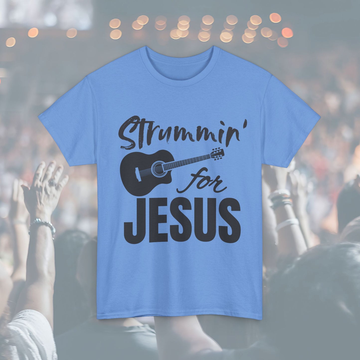 Strummin' for Jesus Unisex Tee | Perfect for Musicians, Youth Groups, Church Events, Christian Gifts, and Casual Wear
