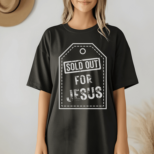 Sold Out for Jesus Unisex Heavy Cotton Tee - Faith-Based Graphic T-Shirt