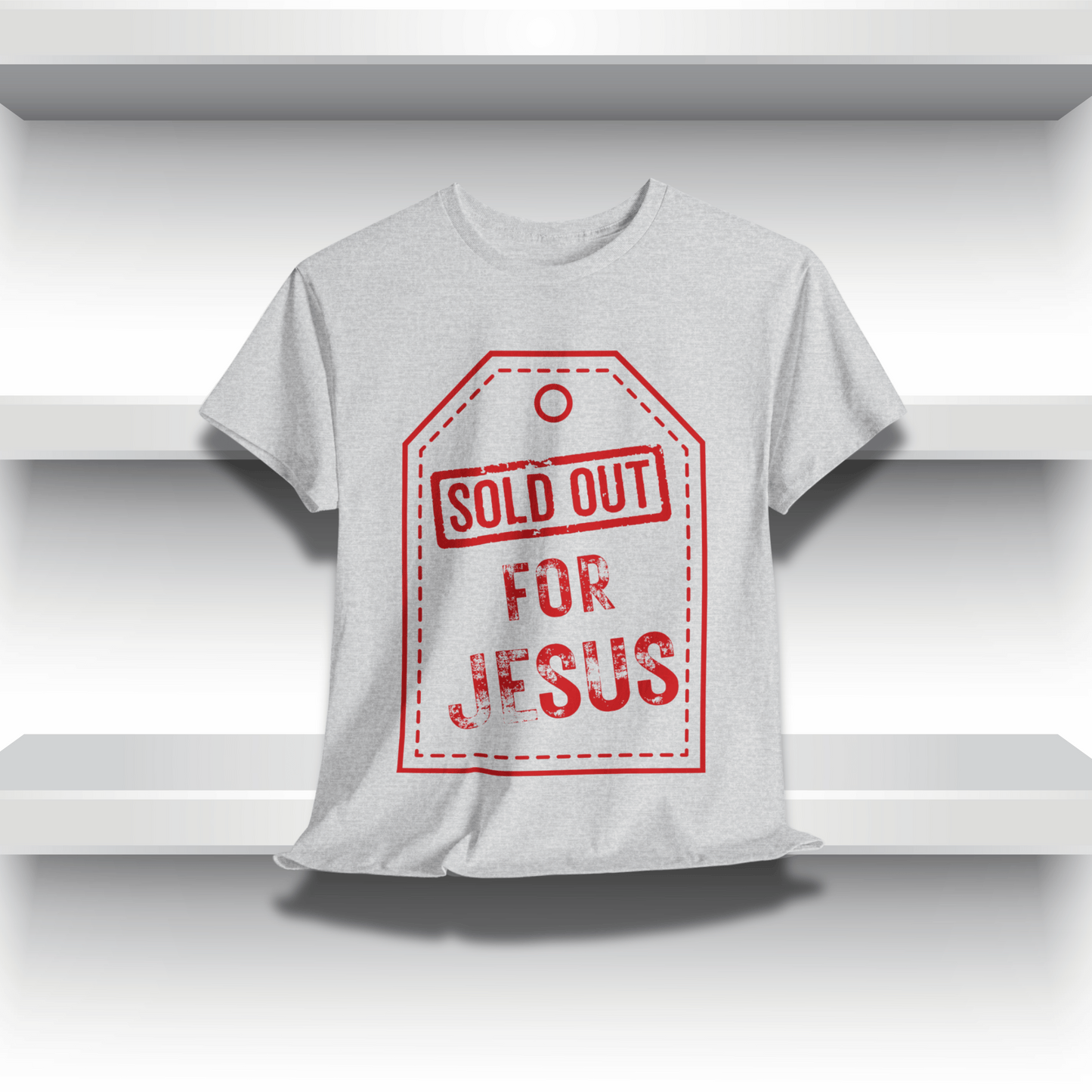Sold Out for Jesus Unisex Heavy Cotton Tee - Faith-Based Graphic T-Shirt