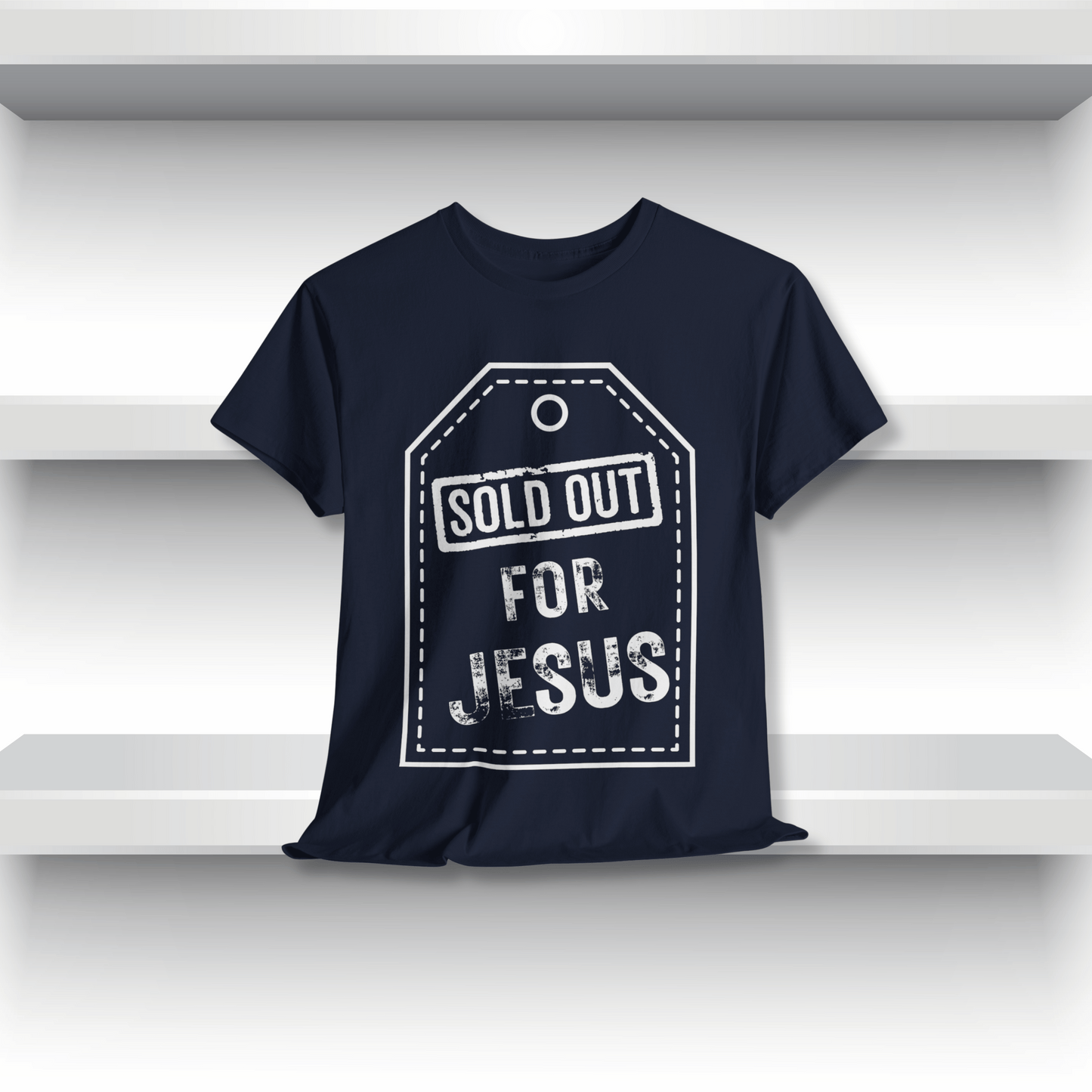 Sold Out for Jesus Unisex Heavy Cotton Tee - Faith-Based Graphic T-Shirt