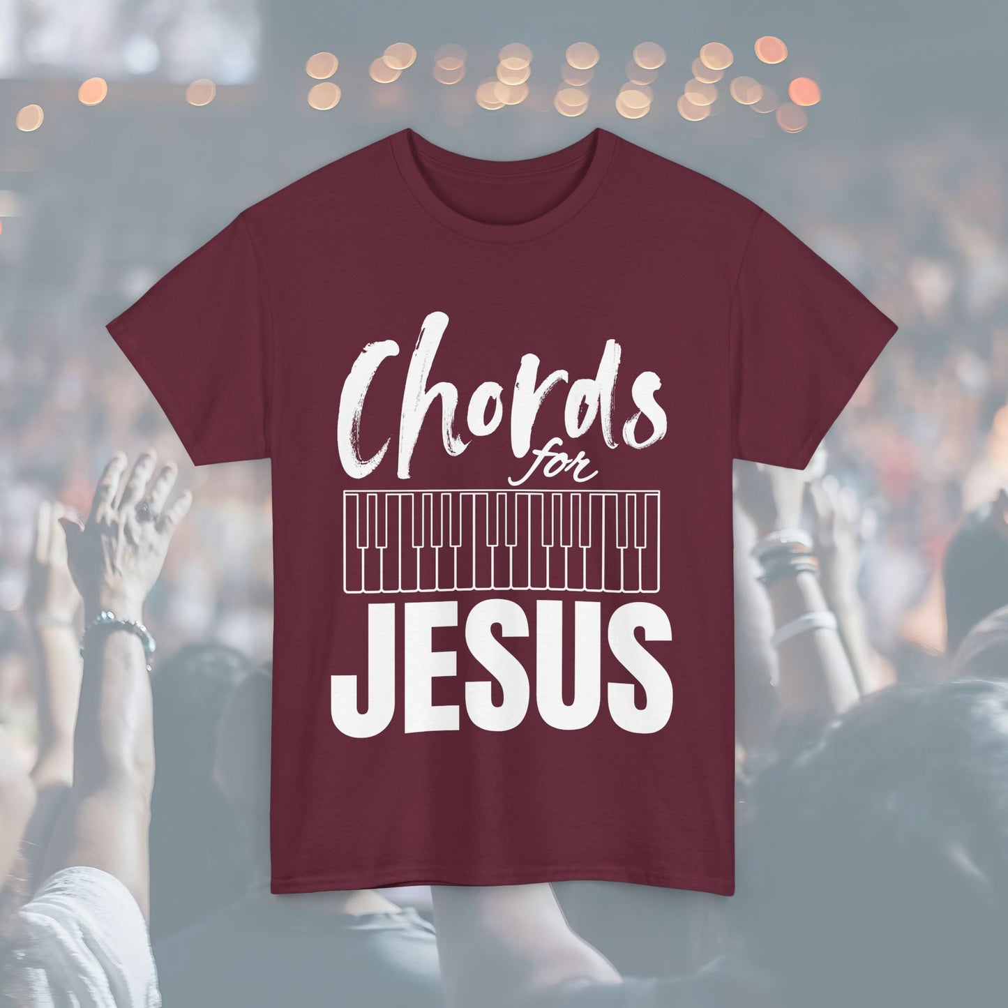 Chords for Jesus Unisex Tee | Perfect for Musicians, Youth Groups, Church Events, Christian Gifts, and Casual Wear