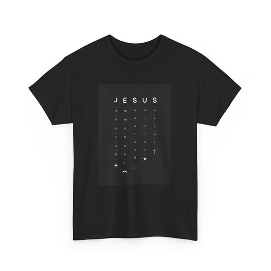 Jesus Vision Unisex Heavy Cotton Tee | Faith-Based Apparel, Christian Gift, Inspirational Shirt, Casual Outfit, Everyday Wear