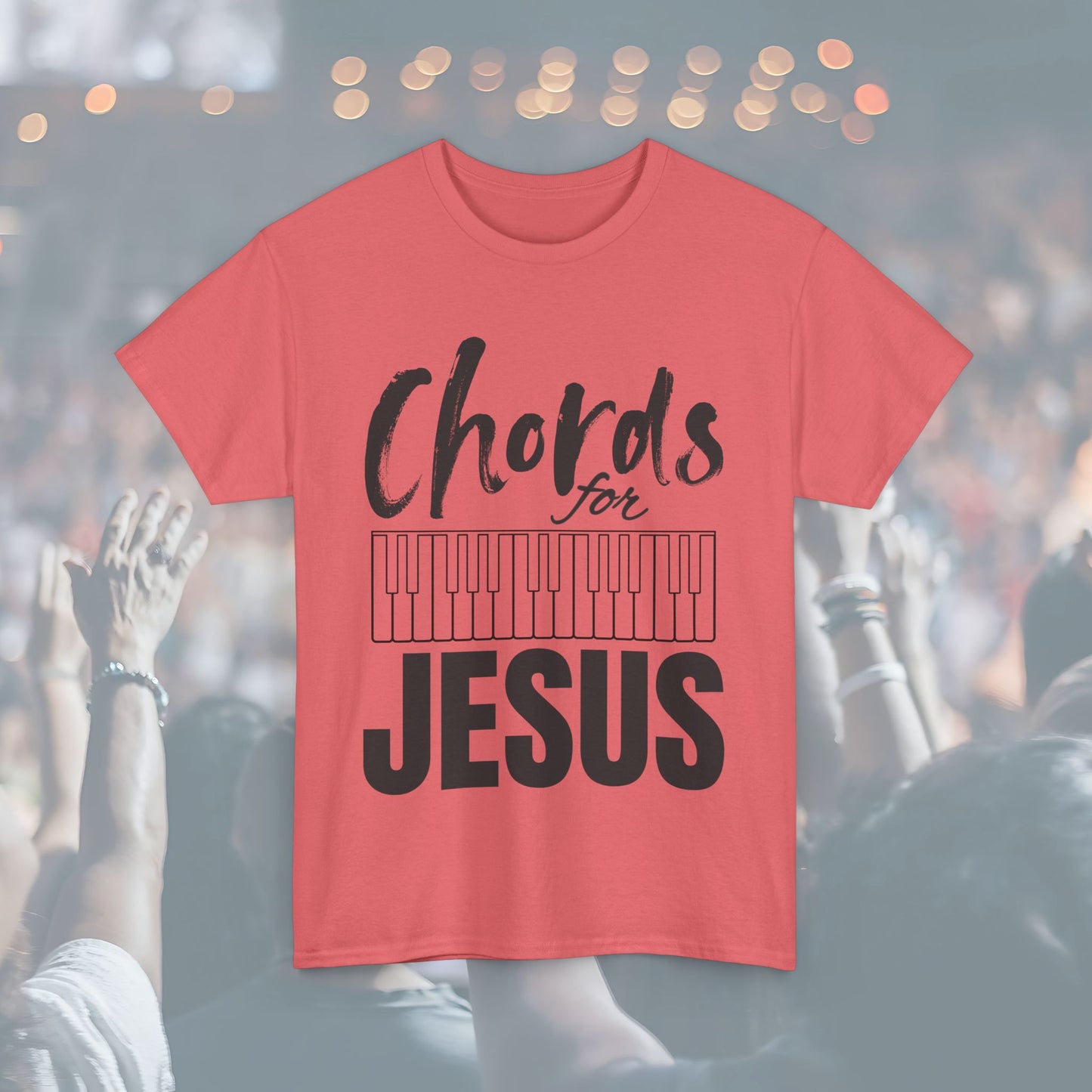 Chords for Jesus Unisex Tee | Perfect for Musicians, Youth Groups, Church Events, Christian Gifts, and Casual Wear