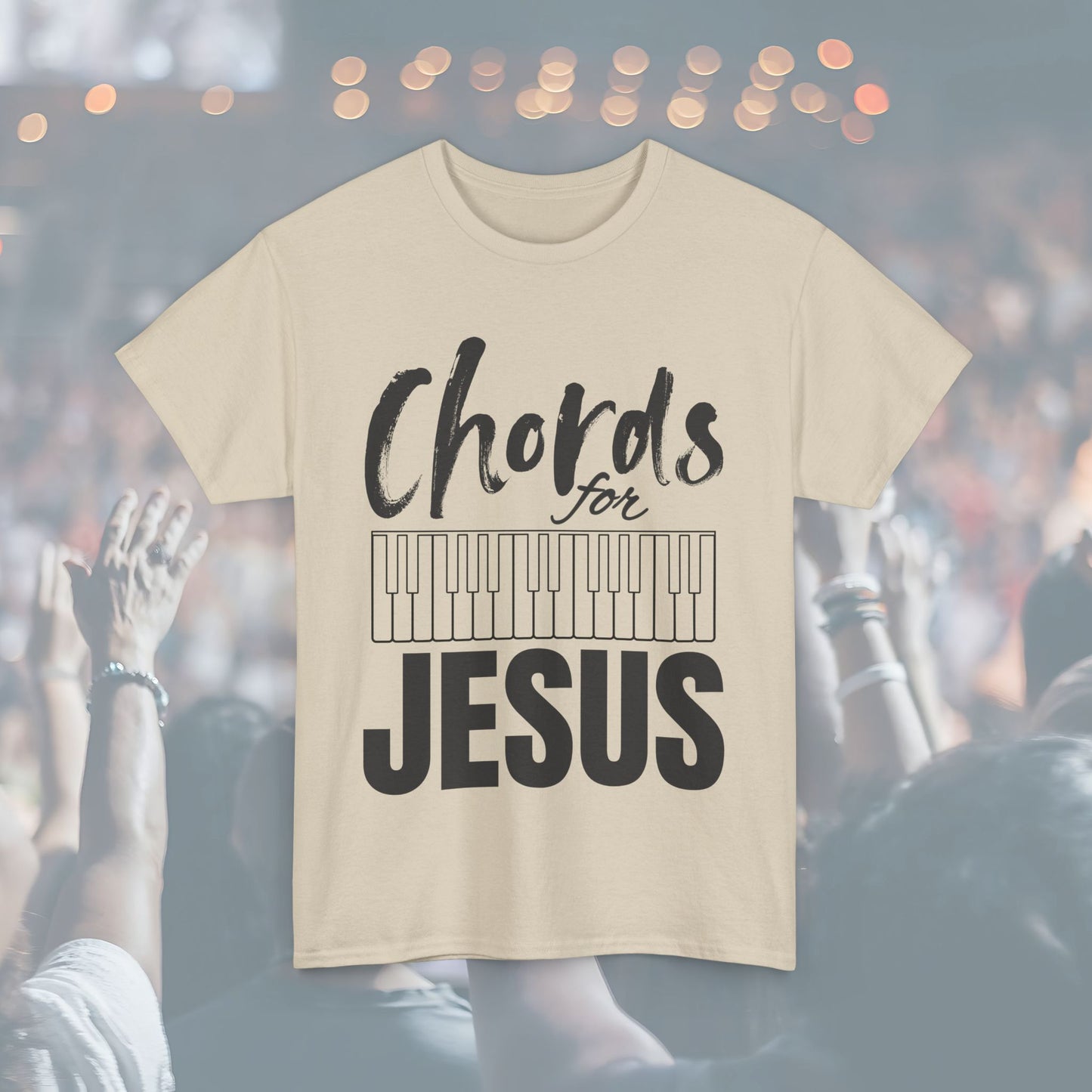 Chords for Jesus Unisex Tee | Perfect for Musicians, Youth Groups, Church Events, Christian Gifts, and Casual Wear