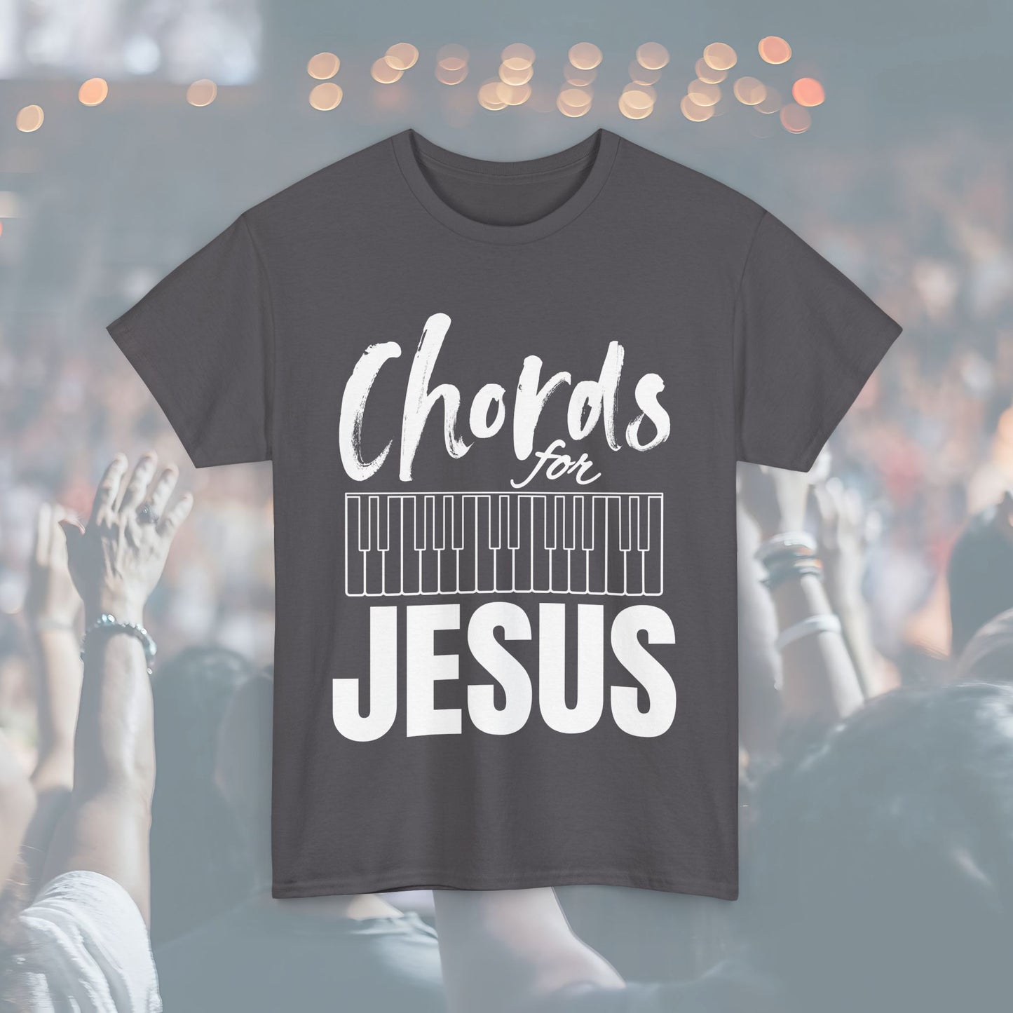 Chords for Jesus Unisex Tee | Perfect for Musicians, Youth Groups, Church Events, Christian Gifts, and Casual Wear