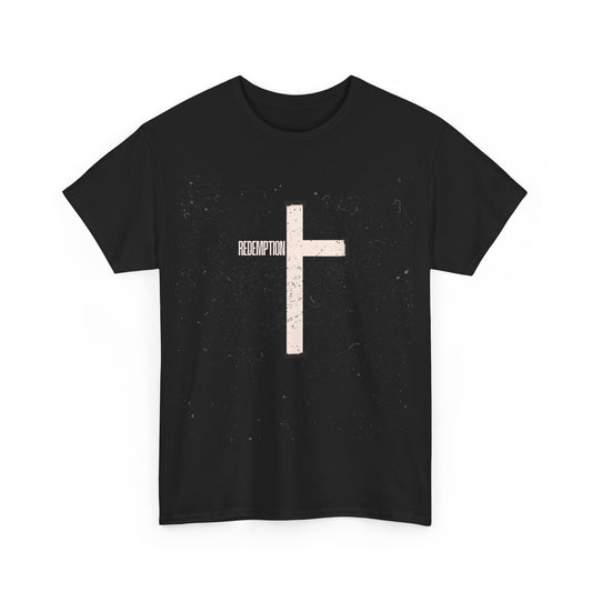Redemption Cross Vintage Unisex Tee, Spiritual Apparel for Men and Women