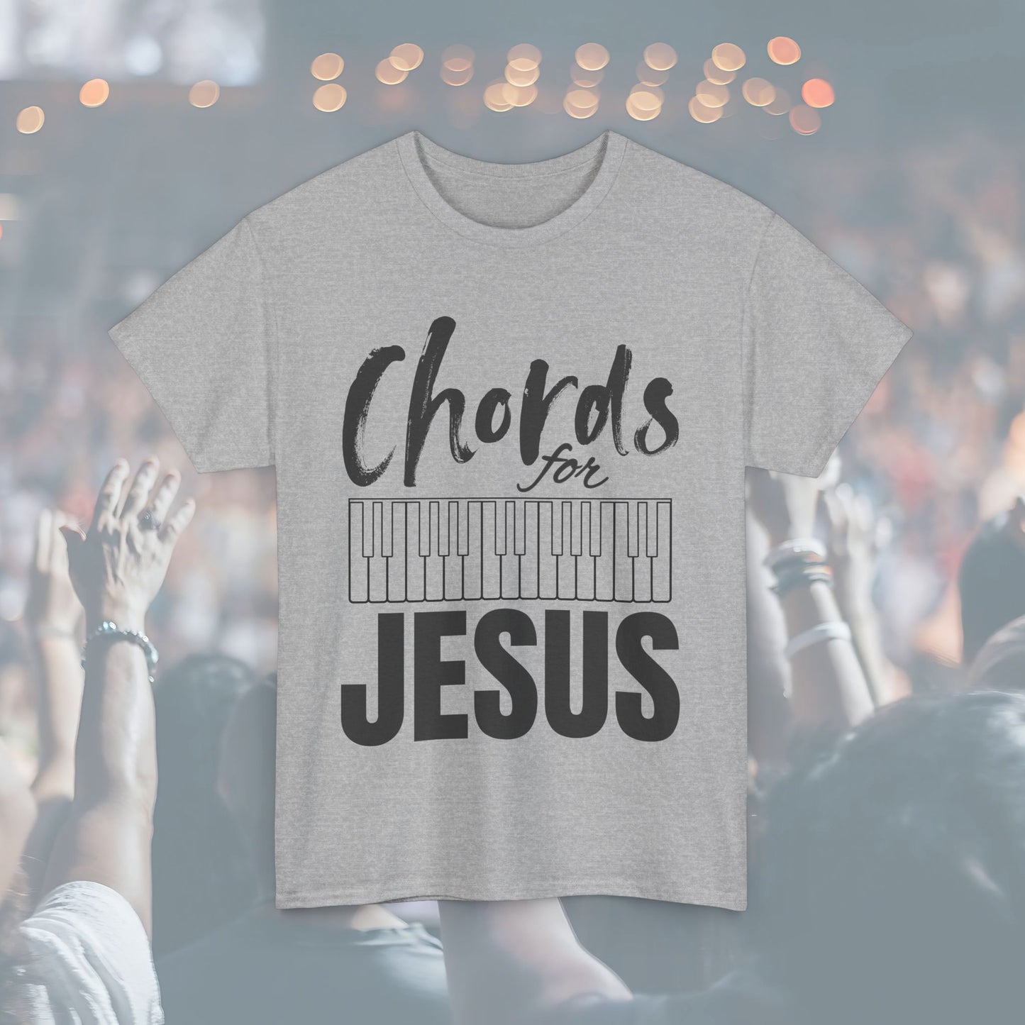 Chords for Jesus Unisex Tee | Perfect for Musicians, Youth Groups, Church Events, Christian Gifts, and Casual Wear